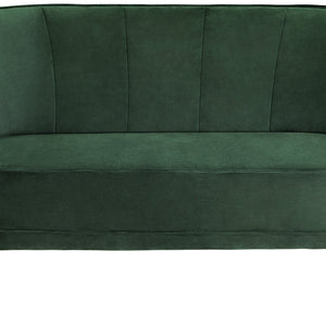 sofa 2-osobowa Garbo; 150x75x84 cm (SxGxW); siedzisko jodła zielona, stelaż czarny