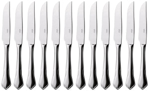 nóż do pizzy/steka Chippendale; 22.2 cm (D); srebro, Griff srebro; 12 sztuka / opakowanie