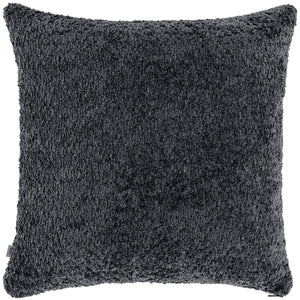 Dekokissen Caso Boucle; 40x40 cm (SxD); czarny; kwadrat