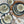 talerz płaski Auri; 25 cm (Ø); beżowy/ciemny niebieski/brązowy; okrągły; 6 sztuka / opakowanie