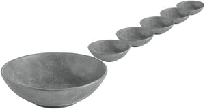 miska Arona okrągła; 700ml, 18x5 cm (ØxW); antracyt; okrągły; 6 sztuka / opakowanie