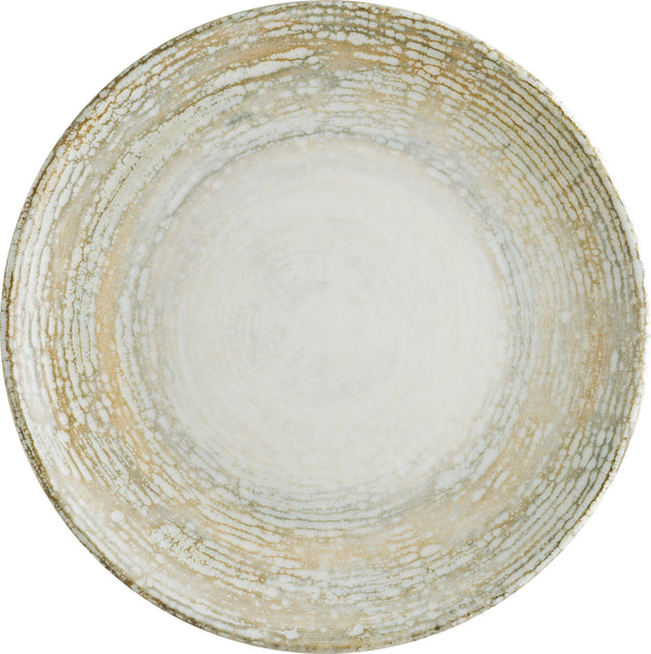 talerz płaski Patera; 30 cm (Ø); biały/beżowy; okrągły; 6 sztuka / opakowanie