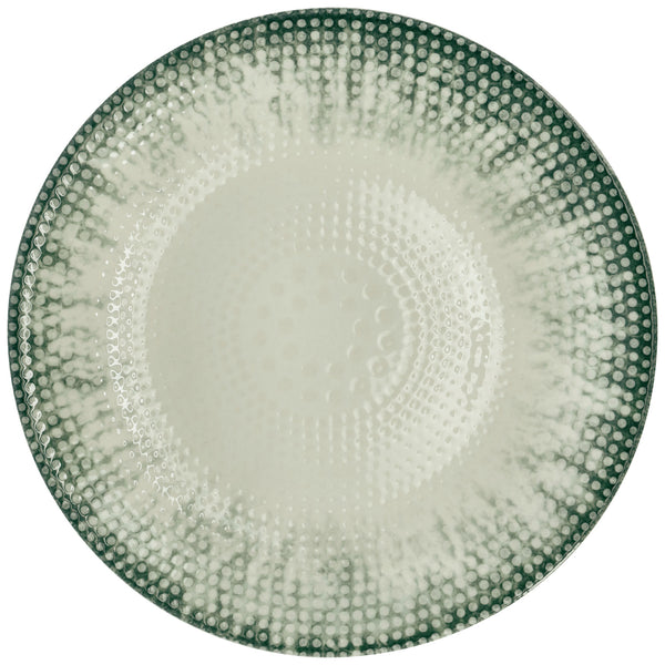 talerz płaski Kuori; 30 cm (Ø); biały/szary/czarny; okrągły; 4 sztuka / opakowanie