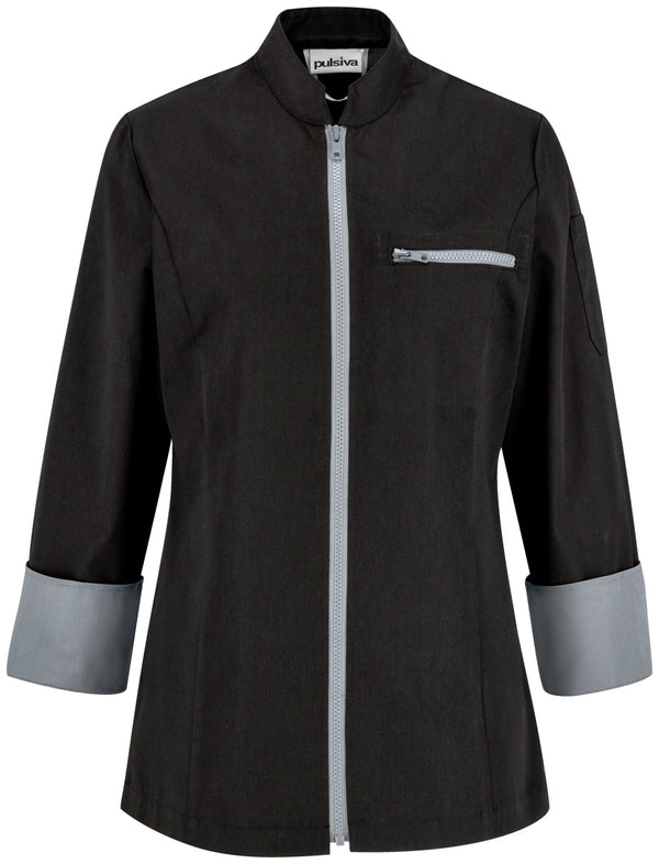 bluza kucharska damska Lorenzo; Kleidergröße 34; czarny