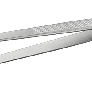 Kochpinzette gerade 30 cm; 30.2x13 cm (DxS); srebro