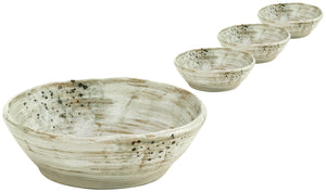 miska Taoqi okrągła; 310ml, 14.5x4 cm (ØxW); brązowy/szary; 4 sztuka / opakowanie
