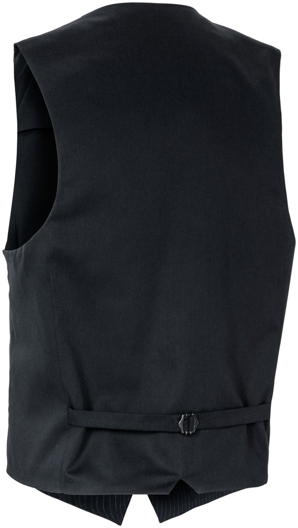 kamizelka męska Pinstripe; Kleidergröße 48; ciemny niebieski