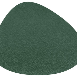Untersetzer Kaja organisch; 11x13 cm (SxD); ciemny zielony; organiczny; 4 sztuka / opakowanie