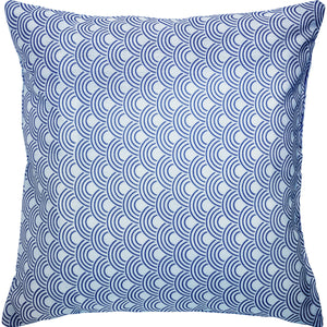 poszewka na poduszkę dekoracyjną Goa; 50x50 cm (SxD); niebieski; kwadrat