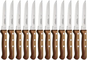 nóż do pizzy/steka Picanha; 23.5 cm (D); jasny brązowy; 12 sztuka / opakowanie