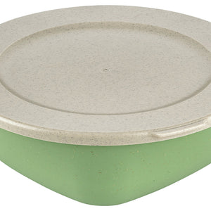 pojemnik do wielokrotnego użytku Connect Box; 1300ml, 21.3x20.7x7.1 cm (DxSxW); zielony; okrągły; 2 sztuka / opakowanie