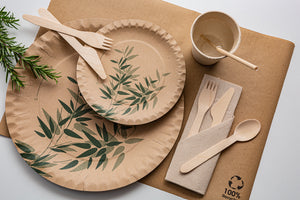 widelec jednorazowy Pure drewno; 16.5 cm (D); naturalny; 100 sztuka / opakowanie