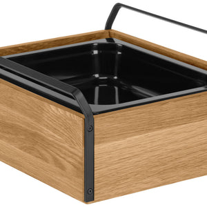 witrynka chłodząca Montana dąb mittel Melamin 1/2; Größe GN 1/2