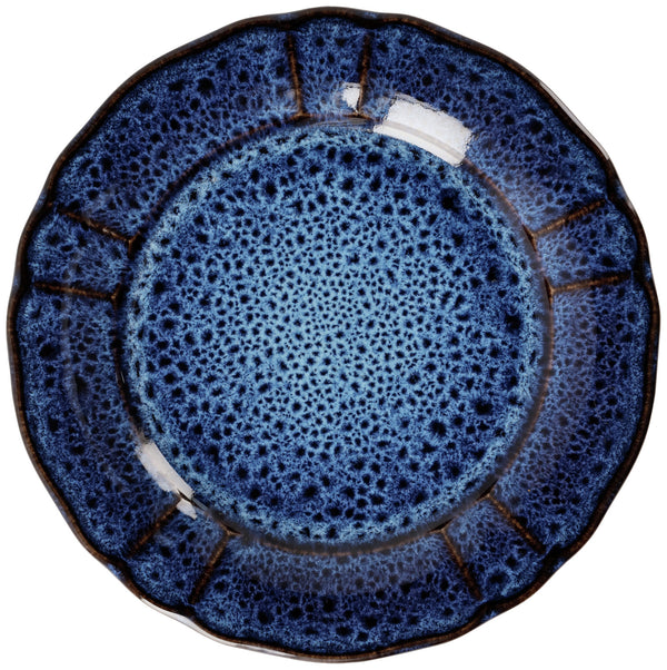 talerz płaski Amelina; 22 cm (Ø); niebieski; okrągły; 6 sztuka / opakowanie