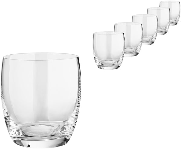 szklanka Amantea Crystal; 450ml, 8.2x9.9 cm (ØxW); transparentny; 6 sztuka / opakowanie