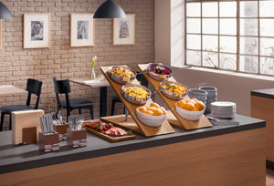 miska z melaminy Sektion; 2600ml, 23x10 cm (ØxW); biały; okrągły