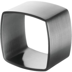 pierścień do serwetki Cubiste; 4x4x3 cm (DxSxW); srebro; 4 sztuka / opakowanie