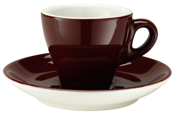 spodek do filiżanki do espresso Joy; 12.5 cm (Ø); brązowy; okrągły; 6 sztuka / opakowanie