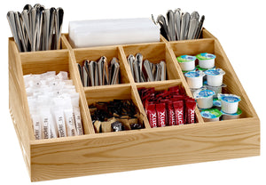 organizer do herbaty/bufetu Algo; 40x31x14.5 cm (DxSxW); naturalny