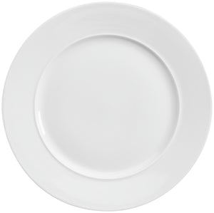 talerz płaski Base ze stromym rantem; 24x2.5 cm (ØxW); biały; okrągły; 6 sztuka / opakowanie