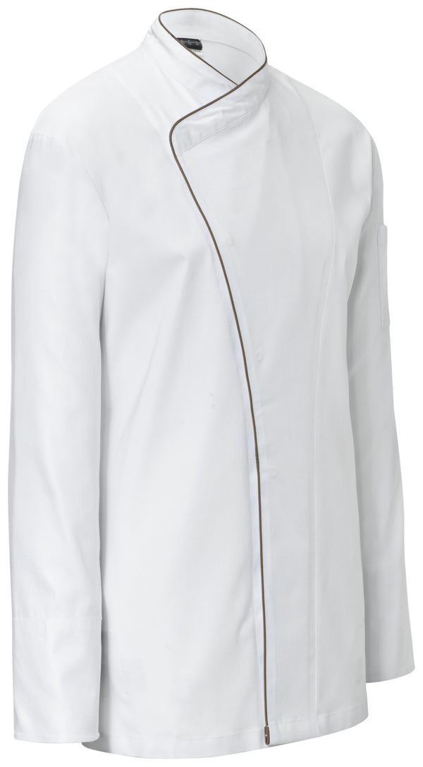 bluza kucharska męska Delight; Kleidergröße 66; biały/taupe