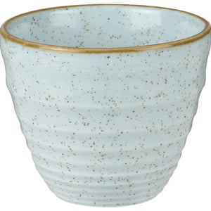 Ripple Bowl Stonecast Duck Egg; 280ml, 9.5x8.3 cm (ØxW); jasny niebieski/brązowy; okrągły; 12 sztuka / opakowanie