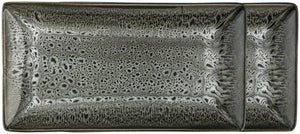 półmisek Nano; 31x16.5x3.2 cm (DxSxW); czarny; prostokątny; 2 sztuka / opakowanie