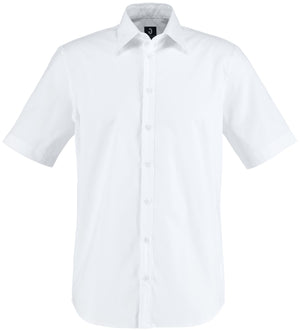 Hemd Kurzarm Porter Regular Fit; Kleidergröße 37/38; biały