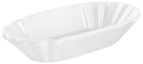 miska porcelanowa Apa; 300ml, 21x11x3 cm (DxSxW); biały; prostokątny; 6 sztuka / opakowanie