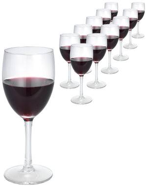 kieliszek do wina białego Claret ze znacznikiem pojemności; 330ml, 7x18.2 cm (ØxW); transparentny; 0.25 l Füllstrich, 12 sztuka / opakowanie