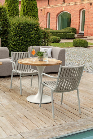 Outdoor-Stuhl Lumaro; 45x47x81 cm (SxGxW); siedzisko taupe