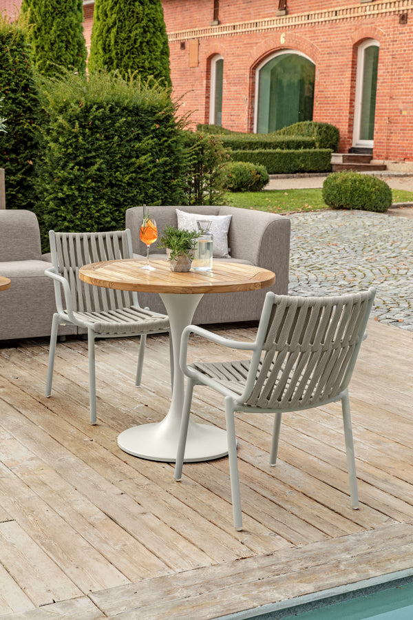 Outdoor-Stuhl Lumaro; 45x47x81 cm (SxGxW); siedzisko taupe