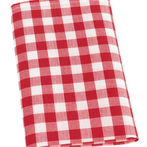 serwetka Chatelete kratka; 40x40 cm (SxD); czerwony/biały; 6 sztuka / opakowanie