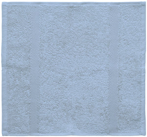 mały ręcznik Valencia gładki; 30x30 cm (SxD); niebieski; 5 sztuka / opakowanie