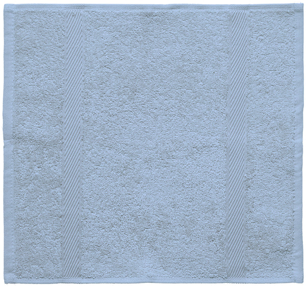 mały ręcznik Valencia gładki; 30x30 cm (SxD); niebieski; 5 sztuka / opakowanie