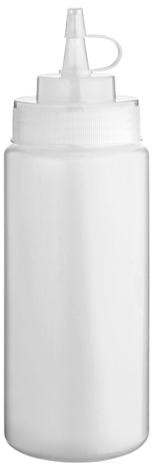 butelka do dozowania z 1 tylką cukierniczą; 470ml, 7x20 cm (ØxW); biały