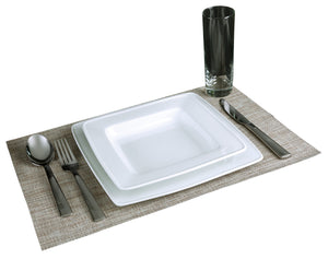 talerz głęboki Jazz; 310ml, 21.5x21.5x3.5 cm (DxSxW); biały; kwadrat; 4 sztuka / opakowanie