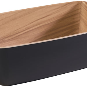 miska Frida 1/4 GN; Größe GN 1/4, 1800ml, 26.5x16.2x7.5 cm (DxSxW); czarny/naturalny; prostokątny