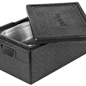 pojemnik termiczny Eco 1/1 GN; 39000ml, 60x40x28 cm (DxSxW); czarny