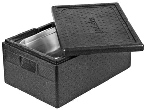 pojemnik termiczny Eco 1/1 GN; 39000ml, 60x40x28 cm (DxSxW); czarny