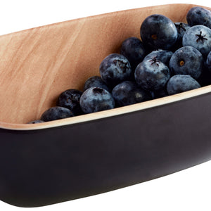 miska Frida 1/9 GN; Größe GN 1/9, 500ml, 17.6x10.8x5.5 cm (DxSxW); czarny/naturalny; prostokątny