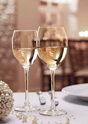 kieliszek do wina białego Plaza ze znacznikiem pojemności; 330ml, 6.2x21.2 cm (ØxW); transparentny; 0.2 l Füllstrich, 6 sztuka / opakowanie