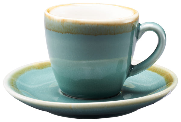 filiżanka do espresso Glaze; 80ml, 7.8x5.5 cm (ØxW); niebieski; okrągły; 6 sztuka / opakowanie