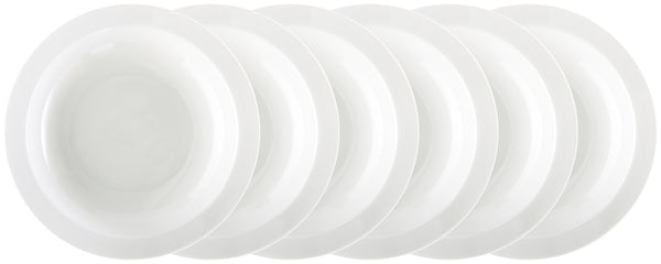 talerz głęboki Ronda; 300ml, 23x4 cm (ØxW); biały; okrągły; 6 sztuka / opakowanie