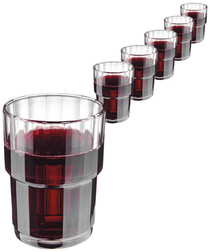 szklanka Norvege stapelbar; 250ml, 7.7x9.4 cm (ØxW); transparentny; 6 sztuka / opakowanie
