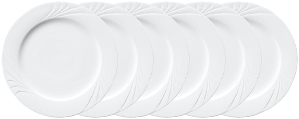 talerz płaski Swing; 26 cm (Ø); biały; okrągły; 6 sztuka / opakowanie