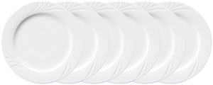 talerz płaski Swing 2.0; 19.5 cm (Ø); biały; okrągły; 6 sztuka / opakowanie