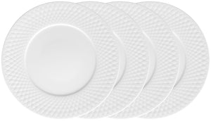 talerz płaski Bilbero; 31 cm (Ø); biały; okrągły; 4 sztuka / opakowanie