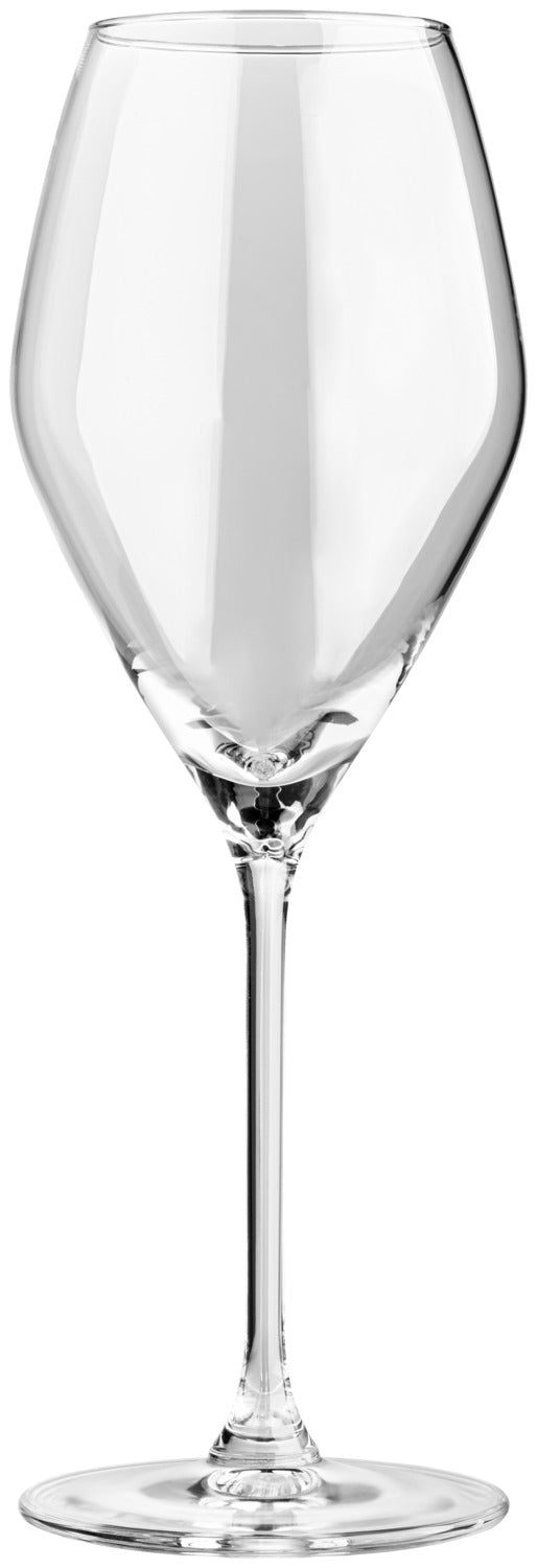 kieliszek do wina białego Amilia ze znacznikiem pojemności; 340ml, 5.4x22.5 cm (ØxW); transparentny; 0.1 l Füllstrich, 6 sztuka / opakowanie