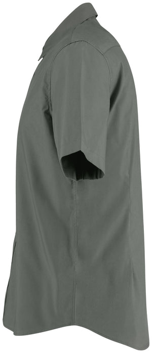 Hemd Kurzarm Porter Regular Fit; Kleidergröße 41/42; ciemny szary